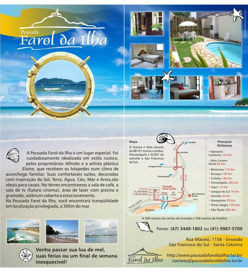 Pousada Farol Da Ilha Residencial Sao Francisco do Sul Buitenkant foto
